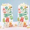 Big Dot of Happiness Camping Popcorn Bags, Happy Camper Kids Birthday Party Favor Snack Treats, Free-Standing Individual White Paper Bags - 25 Ct
